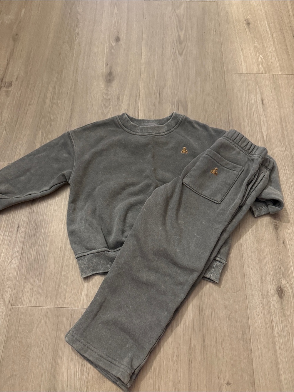 Baby Gap Gray Sweatshirt & Jogger Set - Casual Cozy Bottoms